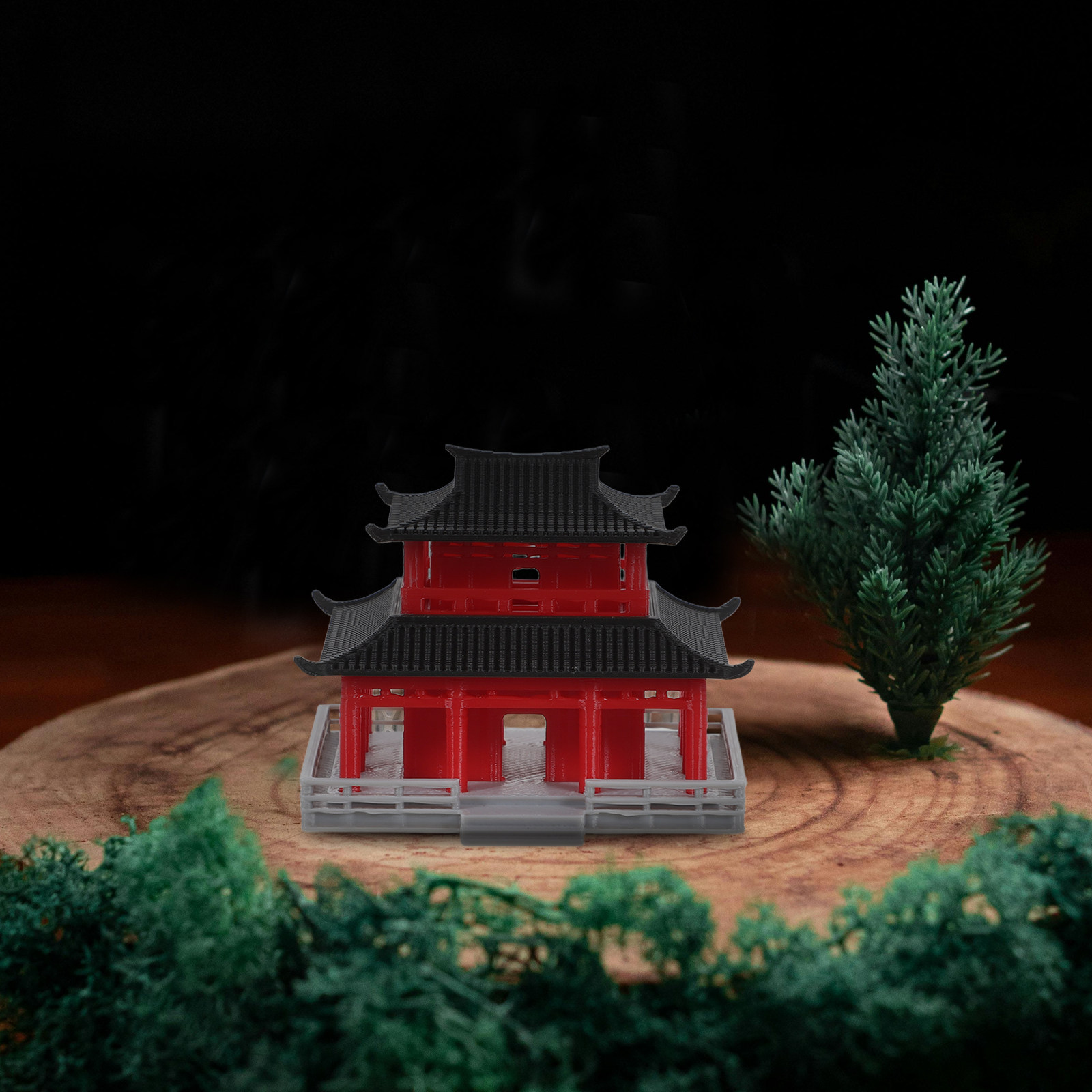 Black Red Ancient Chinese Pavi - огляд і ціна Aquarium Fish Tank