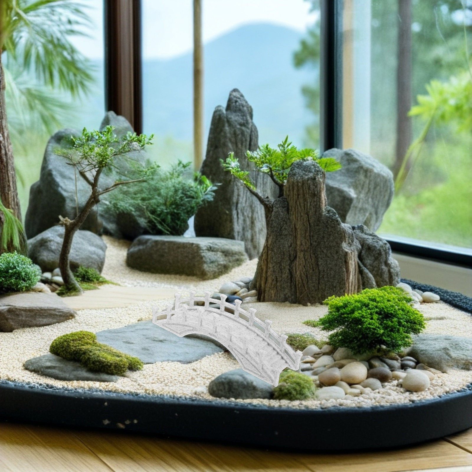 Miniature Arch Bridge Garden D - огляд і ціна Aquarium Decor