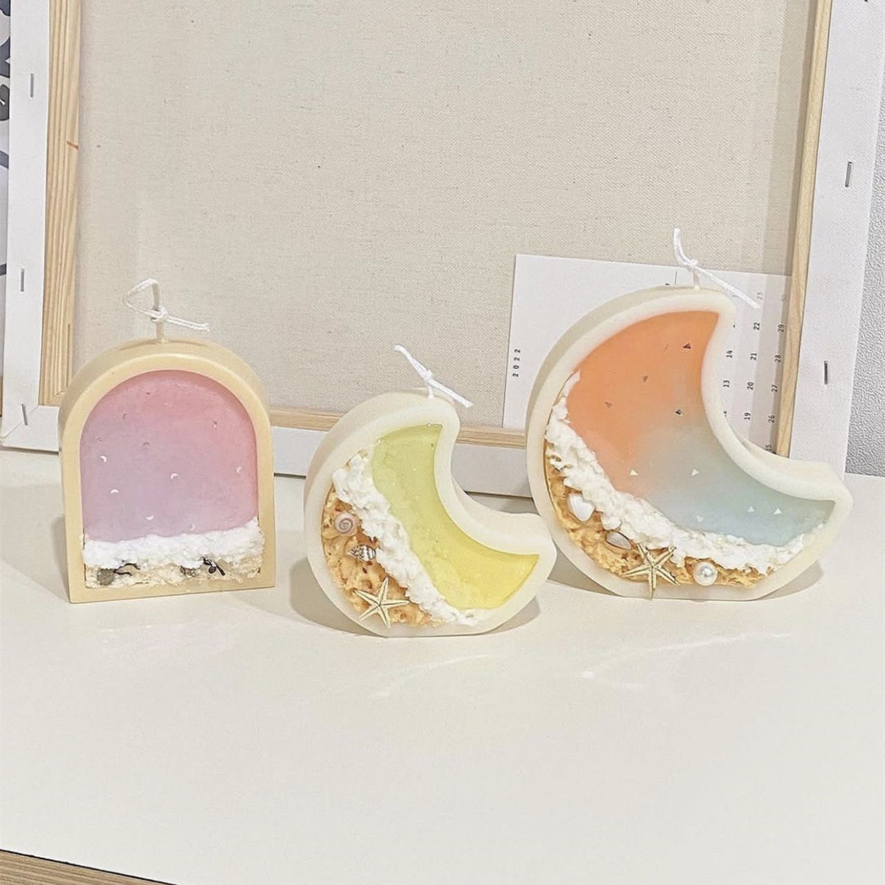 Fish Tank Moon Shape Candle Mo - огляд і ціна Fish Aquarium Home