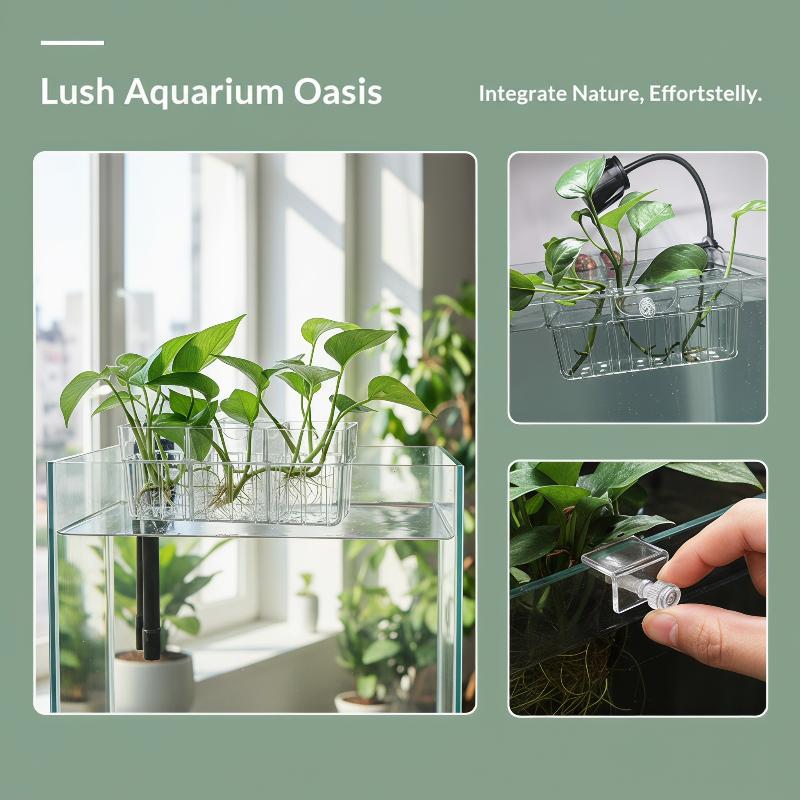 Hydroponic Plant Basket Food G - огляд і ціна Aquarium Fish Tank