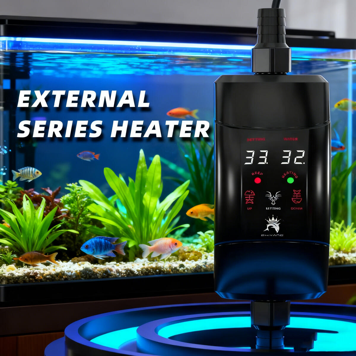 External Aquarium Heating Rod  - огляд і ціна Fish Tank Heater