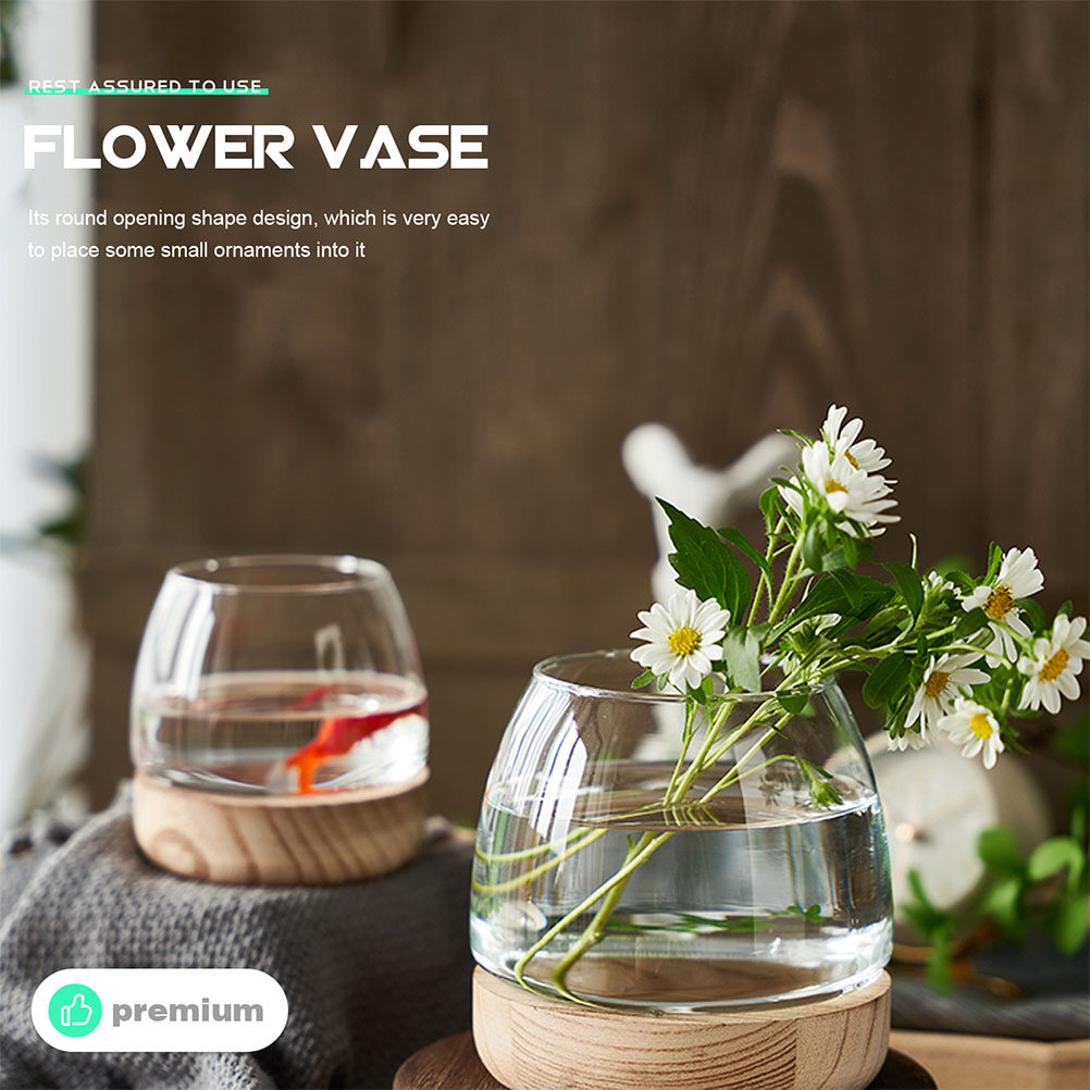 1Set Clear Glass Hydroponic Pl - огляд і ціна Aquarium Plants